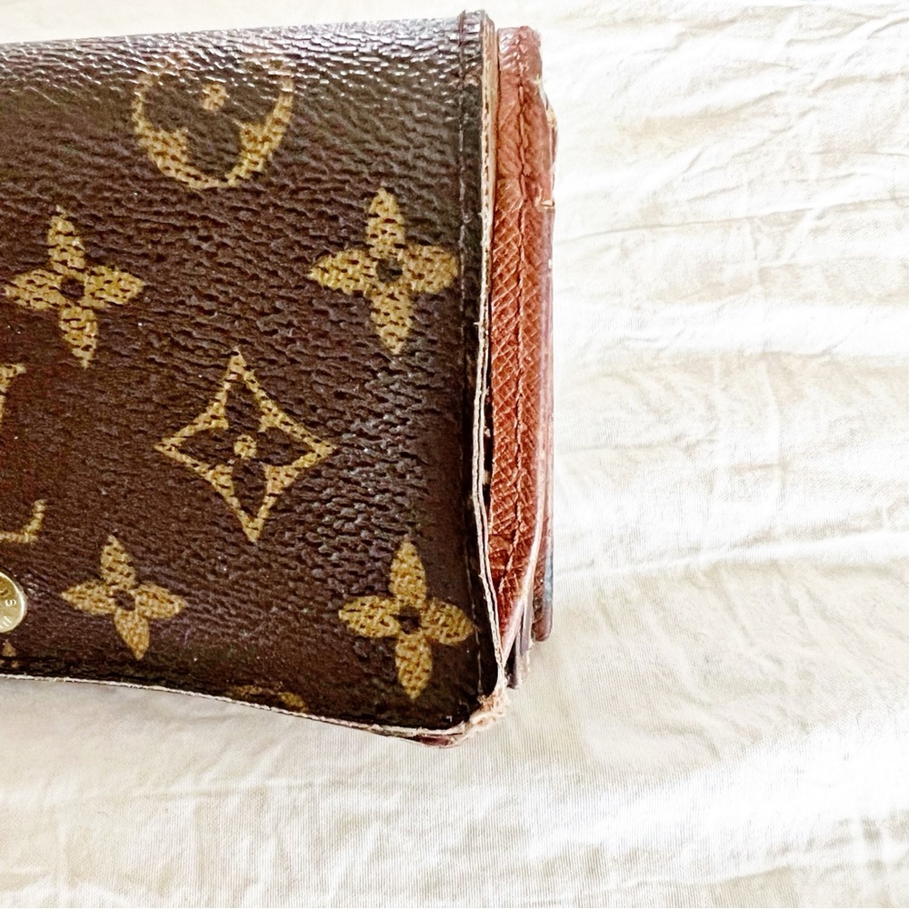 LOUIS VUTTION Vintage Portomonevier Tresor Monogram Wallet ~ 97’ - Picture 4 of 17